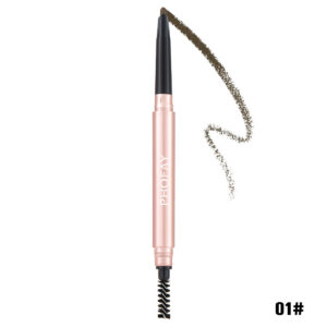 PHOFAY Triangular Eyebrow Pencil – Waterproof Brow Definer with Spoolie