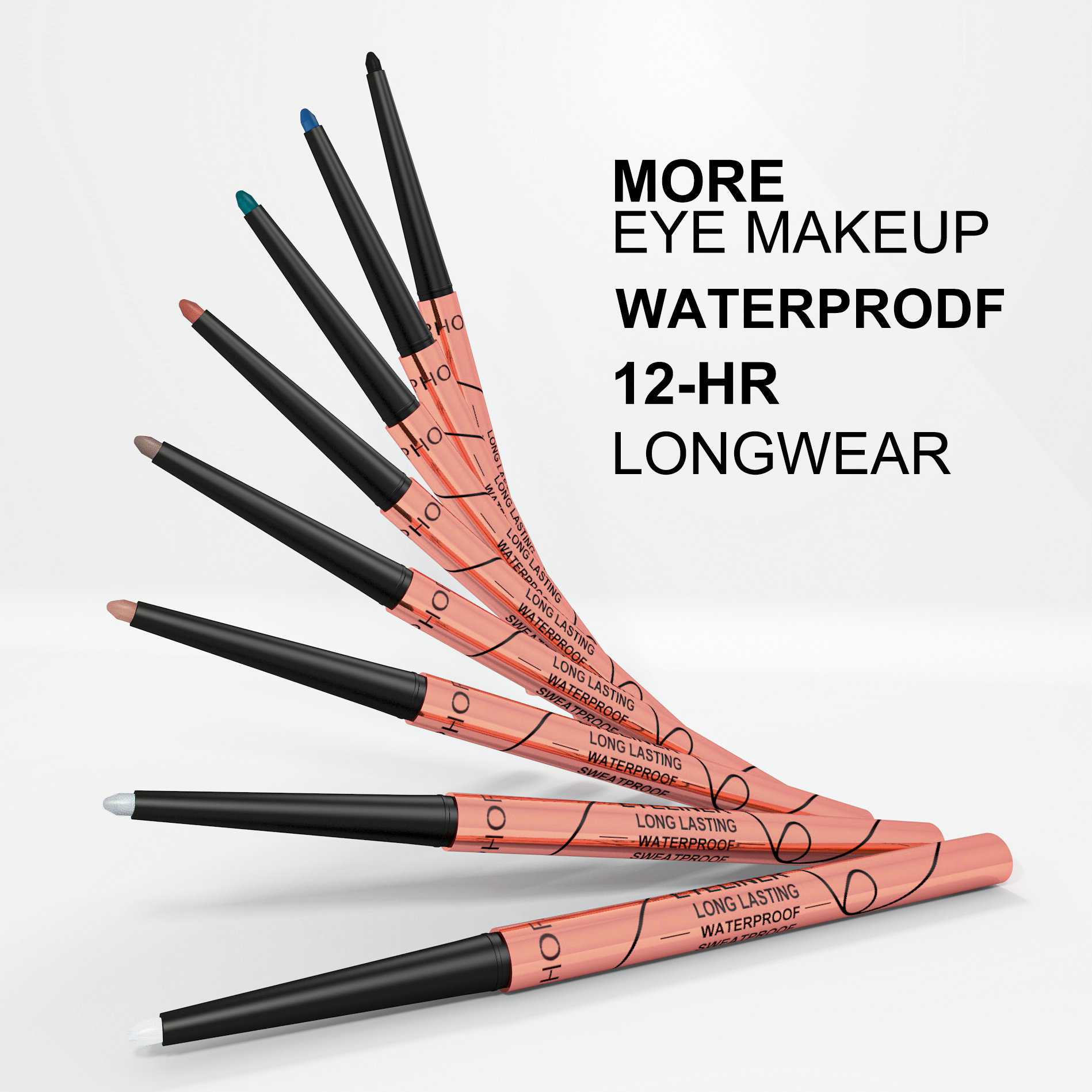 PHOFAY Waterproof Eyeliner – Long-Lasting Color with Matte Finish - Image 2