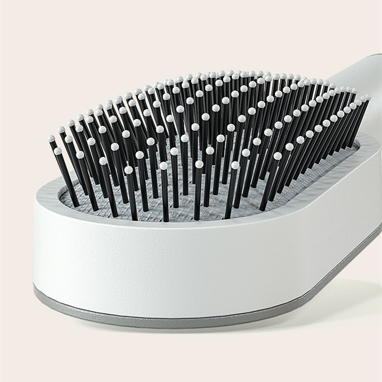 Self-Cleaning Anti-Static Hair Brush with Scalp Massage – Detangling Comb for All Hair Types - Image 2