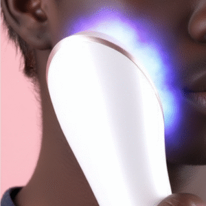 Wireless Acne Light Therapy Device – Rechargeable Blue & Red Light Treatment with Goggles & Charging Base